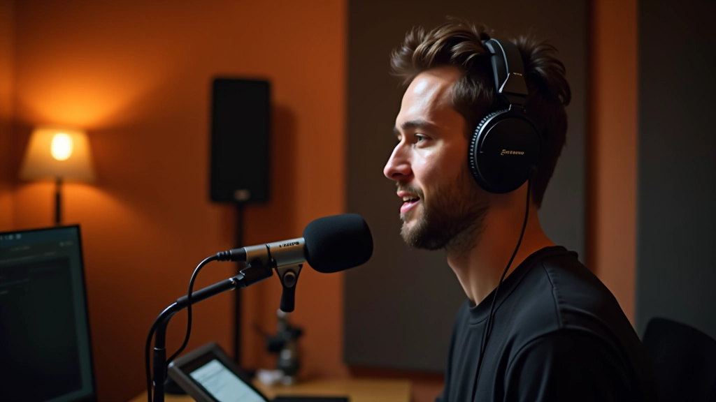 Voix off professionnelle en studio